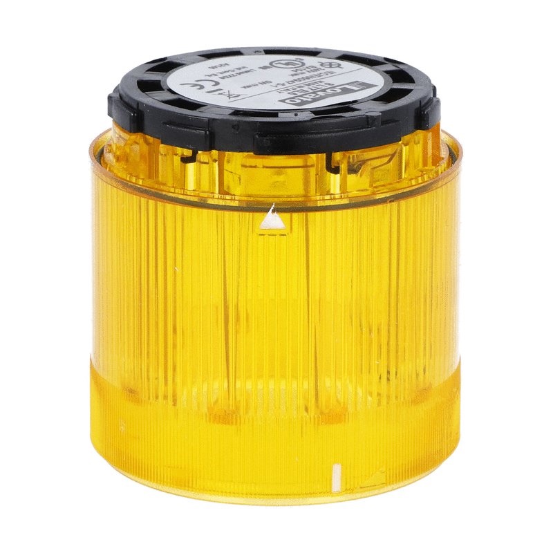 Modulo luminoso luce fissa giallo Ø70mm attacco BA15D alimentazione diretta