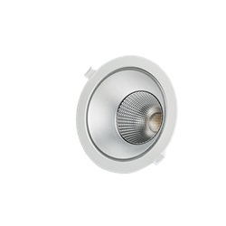 Downlight LED da incasso 20W basso UGR Bianco Neutro apertura 60º finitura Bianca