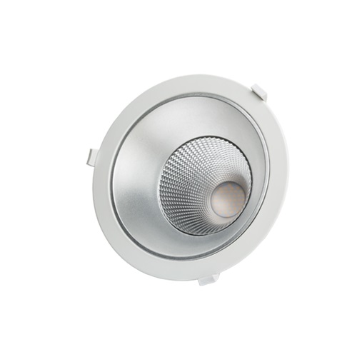 Downlight LED da incasso 28W basso UGR Bianco Neutro apertura 60º finitura Bianca