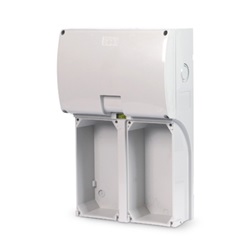 Quadro vuoto IP65 doppio