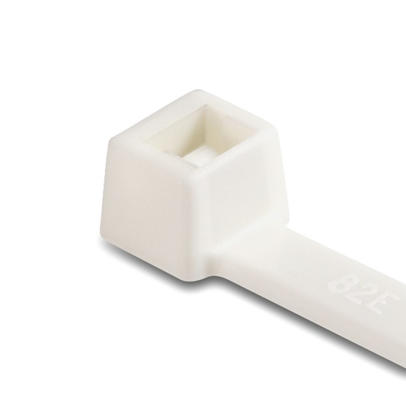 Fascetta legatura cavi 390x4,6 mm PA66V0 bianco alta resistenza T50L
