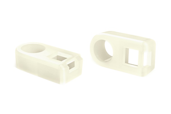 Supporto fissaggio a vite FH30 per fascette larghezza max 8 mm, ideale per cablaggi pesanti e spazi ristretti