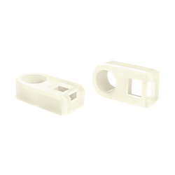 Supporto fissaggio a vite FH30 per fascette larghezza max 8 mm, ideale per cablaggi pesanti e spazi ristretti
