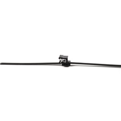 Fascetta fissaggio su bordo lamiera 1-3 mm preassemblata con EdgeClip per cablaggio industriale e automotive