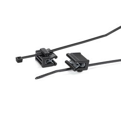 Fascetta fissaggio bordo lamiera 1-3 mm preassemblata con EdgeClip per cablaggio industria automotive e quadristica