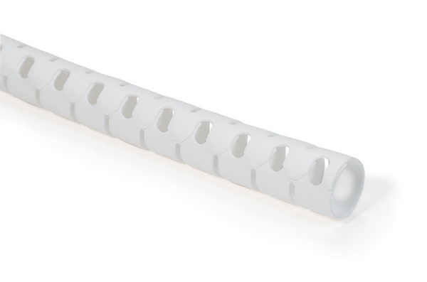 Spirale aperta protezione cavi 25mm bianco 2m applicazioni industriali