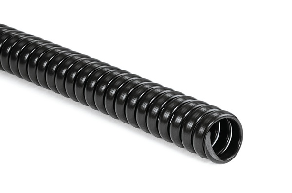 Spirale protezione cavi PP ø25 mm nero 1 metro resistente abrasione impianti petrolchimici
