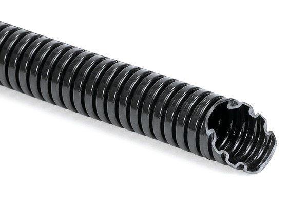 Tubo corrugato PA6 ø11mm 50m flessibile resistente abrasione applicazioni industriali