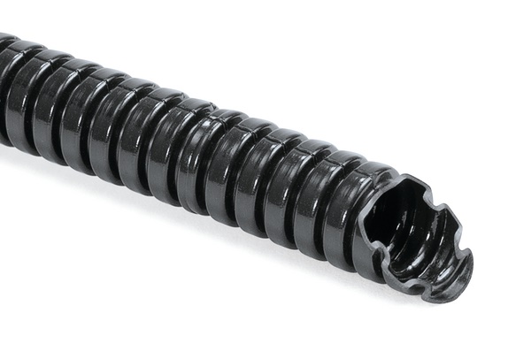 Tubo corrugato PA6 ø21mm 50m flessibile resistente urti solventi impianti macchinari
