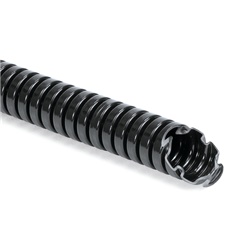 Tubo corrugato flessibile PA6 28mm 50m ritardante fiamma uso ferroviario e pubblico