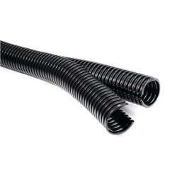 Tubo corrugato aperto PA6 ø42mm 25m riapribile resistente abrasione impianti controllo macchinari