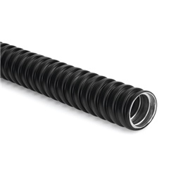 Corrugato acciaio zincato rivestito PVC ø10mm flessibile resistenza chimica impianti elettrici macchinari