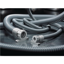 Corrugato spiralato PVC+ST Ø16 mm 10m flessibile protezione cavi macchinari impianti