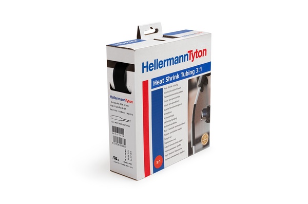 Termorestringente 3:1 nero 1,5/0,5 mm isolamento elettrico protezione abrasione