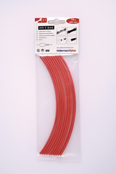 Termorestringente 3:1 poliolefina flessibile isolamento protezione cavi cablaggi sacchetto 10 pezzi