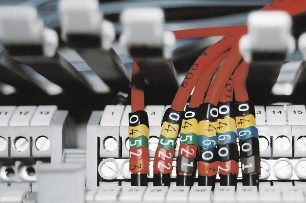 Marcacavi prestampati Helagrip HGDC2-5 4 per identificazione cavi elettrici telecomunicazioni impianti