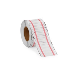 Marcacavo termorestringente UL Ladder 3:1 pretranciato bianco per cablaggio professionale