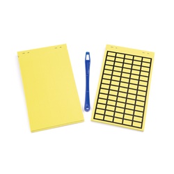 Etichetta manuale gialla 15x9mm TAG122FB-2