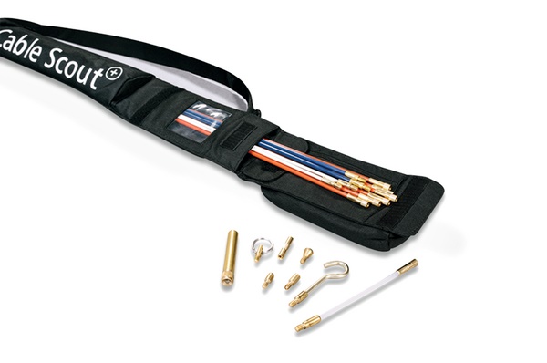 Cable Scout CS-SD strumento passaggio cavi plastica rinforzata 200 kg installazioni professionali