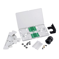 Kit splice tray per giunzioni a fusione 1U (completo per massimo di 24 fibre)