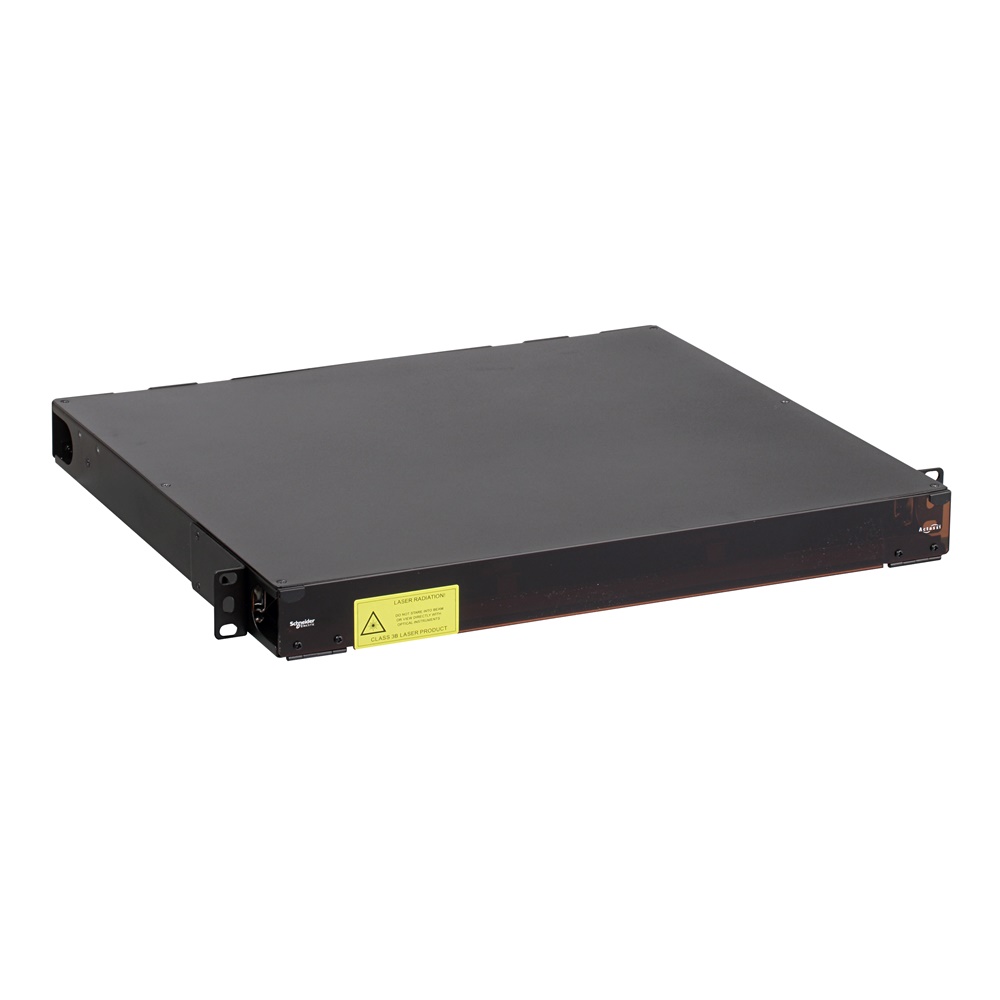 Pannello fibra ottica alta densità 1U scorrevole 19 per 3 piastre MPO armadio rack