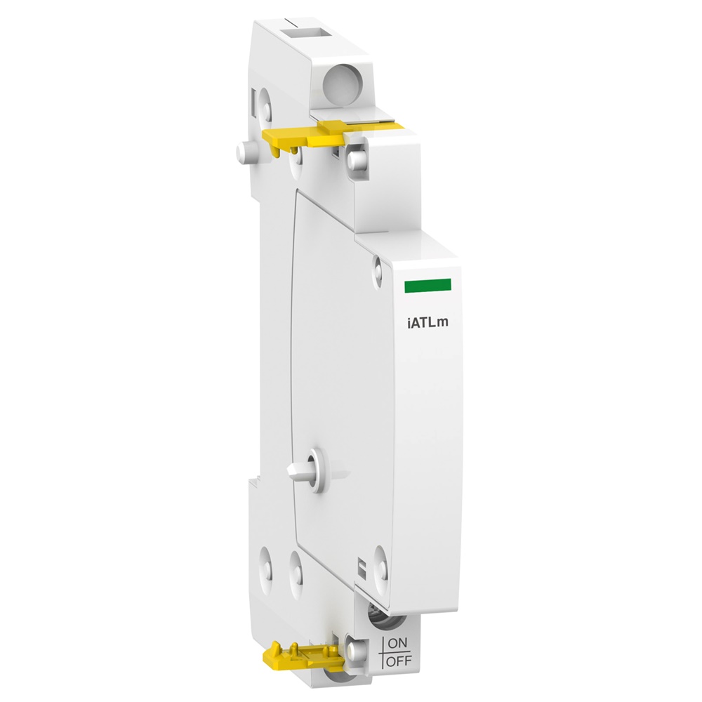 Ausiliario relè comando mantenuto iATLm 12-240VCA montaggio guida DIN IP20/IP40