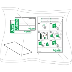 Kit da 10 badges con RFID: 1 badge admin, 9 badges user per colonnine ricarica auto elettriche, EVlink Parking