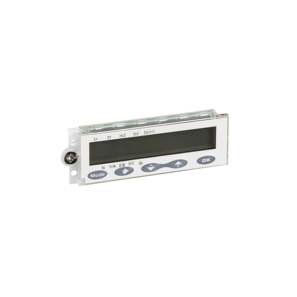 Display LCD Micrologic 6 per interruttori Compact NSX100-630 con tastierino integrato