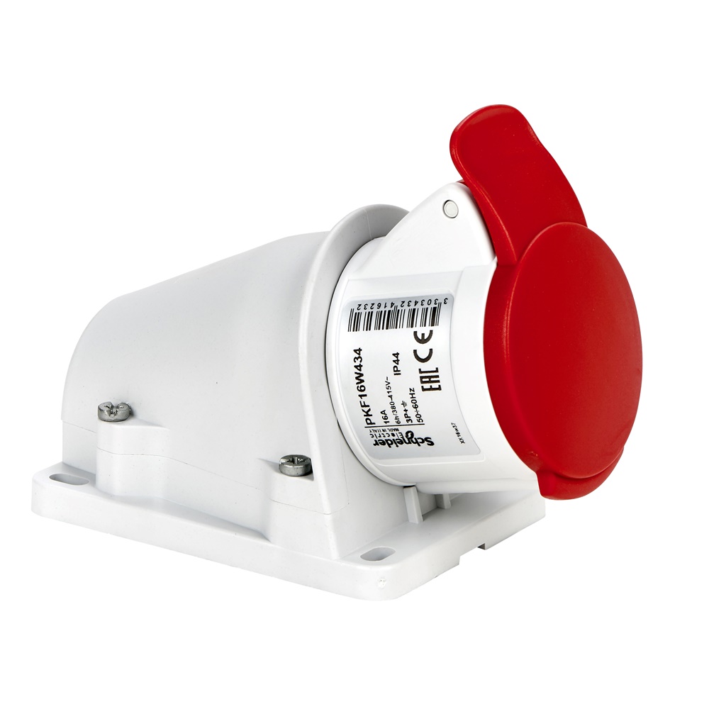 Presa BT da parete small IP44 16A 380V 3P+T
