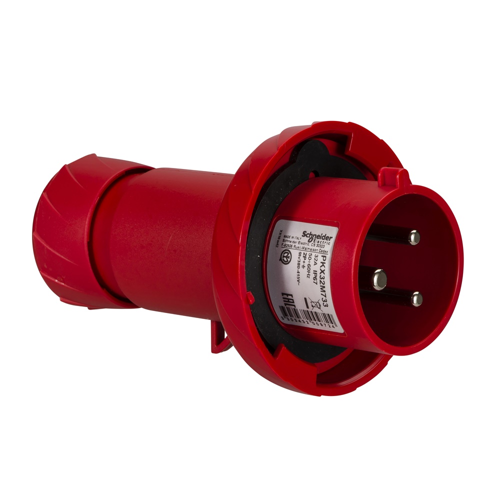 Spina mobile BT IP67 32A 380V 2P+T cablaggio rapido