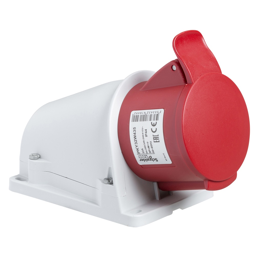 Presa BT da parete small IP44 32A 380V 3P+N+T a cabl.rapido