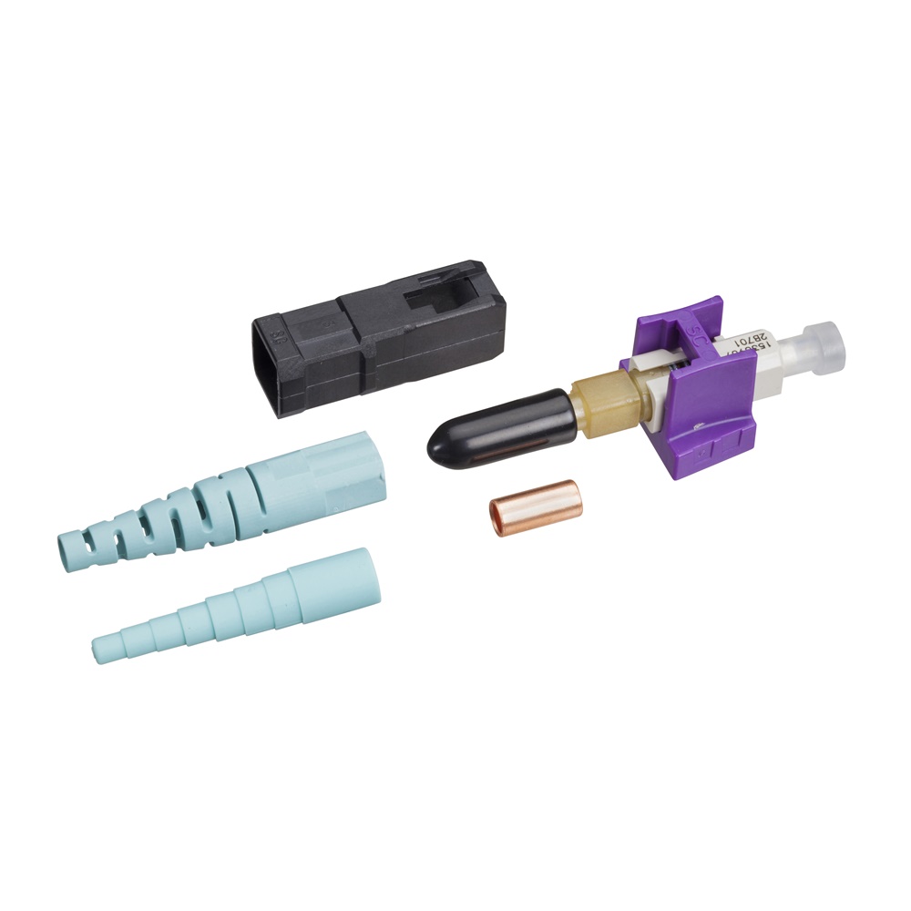 Connettore fibra ottica prelappato OM3 50/125 SC per terminazione rapida multimodale