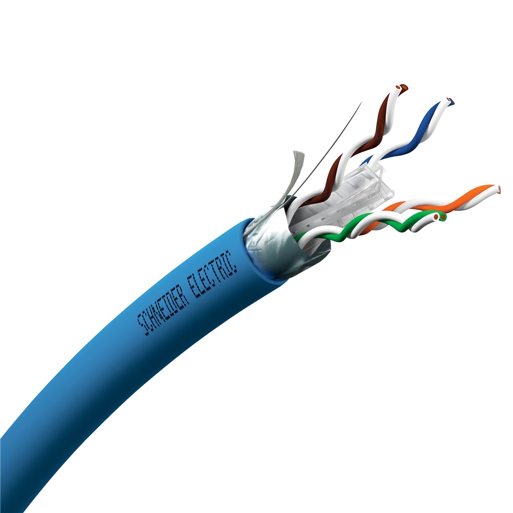 Cavo Ethernet F/UTP Cat6a 4 coppie rame LSZH 500m per rete dati e PoE
