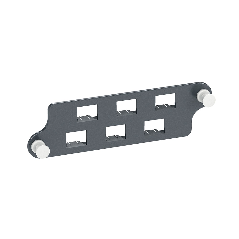 Supporto per 6 bussole LC Dplx