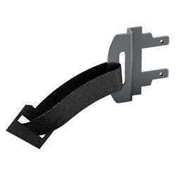 Anello gestione cavi verticale 1U autoserrante per rack 600x600 mm fino 24 cavi