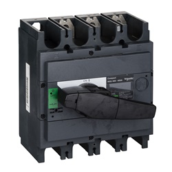 Interruttore INSJ400 400A 3 poli manopola nera per uso industriale