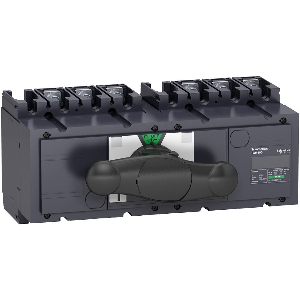 Commutatore manuale FXM100 100A 3 poli per sezionatori ComPacT INS250 quadro elettrico