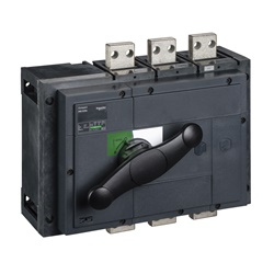 Interruttore sezionatore Compact INS630b 630A 3 poli maniglia nera isolamento frontale IEC