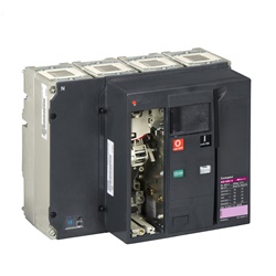 Interruttore Compact NS1000H 1000A 4 poli fisso senza sganciatore uso industriale
