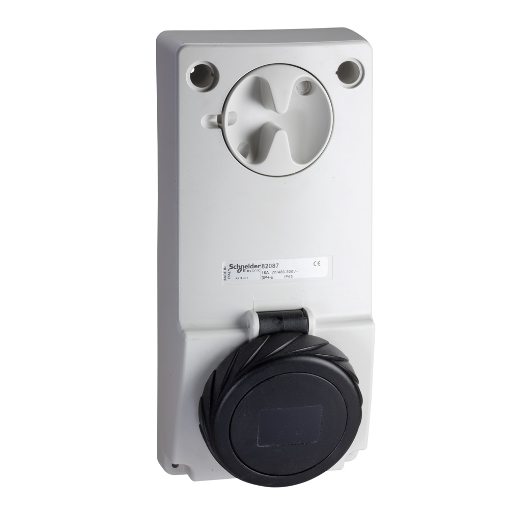 Presa incasso interbloccata Unika IP65 32A 500V 3P+T uso industriale