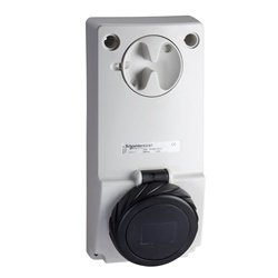 Presa incasso interbloccata Unika IP65 32A 500V 3P+T uso industriale