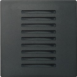 Unità di controllo temperatura ambiente senza display, antracite, SystemM
