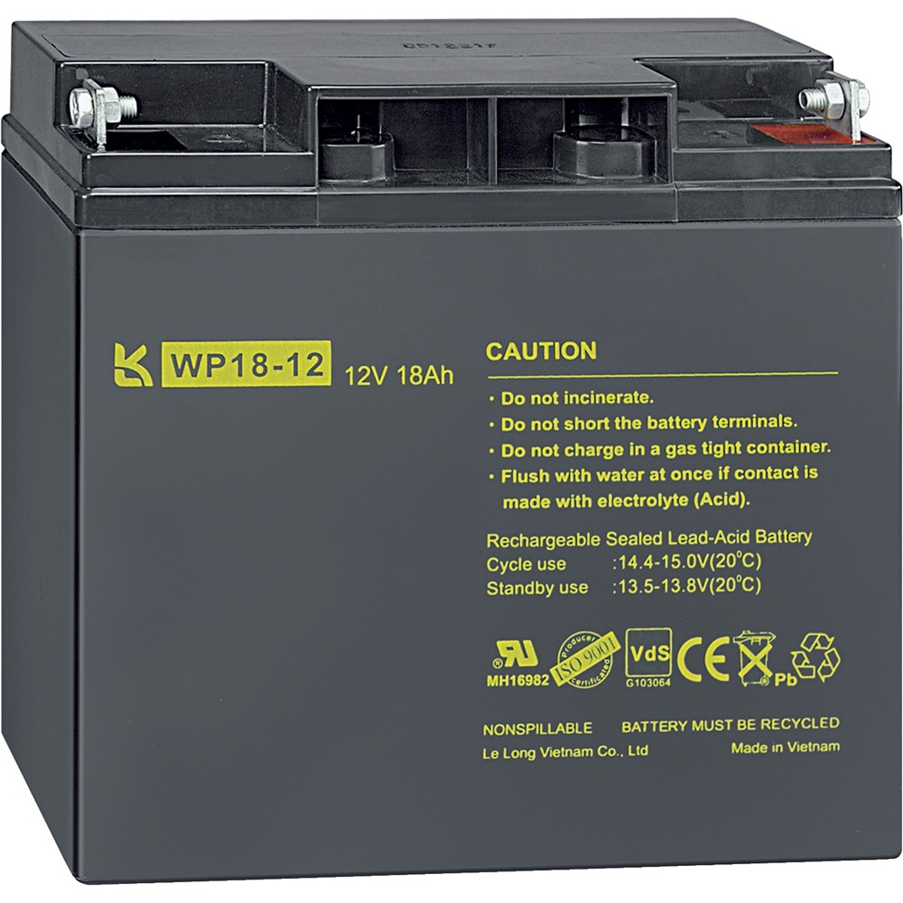 Batteria con gel al piombo 18Ah