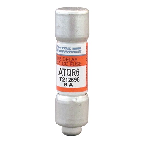 FUS. ATQR (CLASSE CC TD) 600VAC 6A