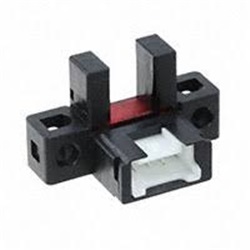 Sensori sub-miniatura - Alim. DC 5-24V,Forcella 6mm ultraminiatura tipo L, PNP, Doppia uscita  Luce/Buio connettore