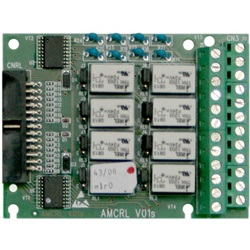 SCHEDA DI ESPANSIONE A 8 RELE + 8 OPEN COLLECTOR PER CENTRALE AM12-24