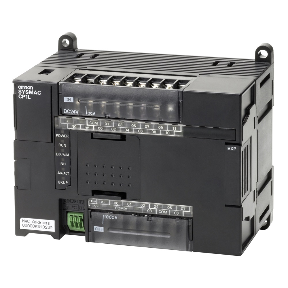 CPU PLC 12DI 8DO relè 24VDC 2AI Ethernet