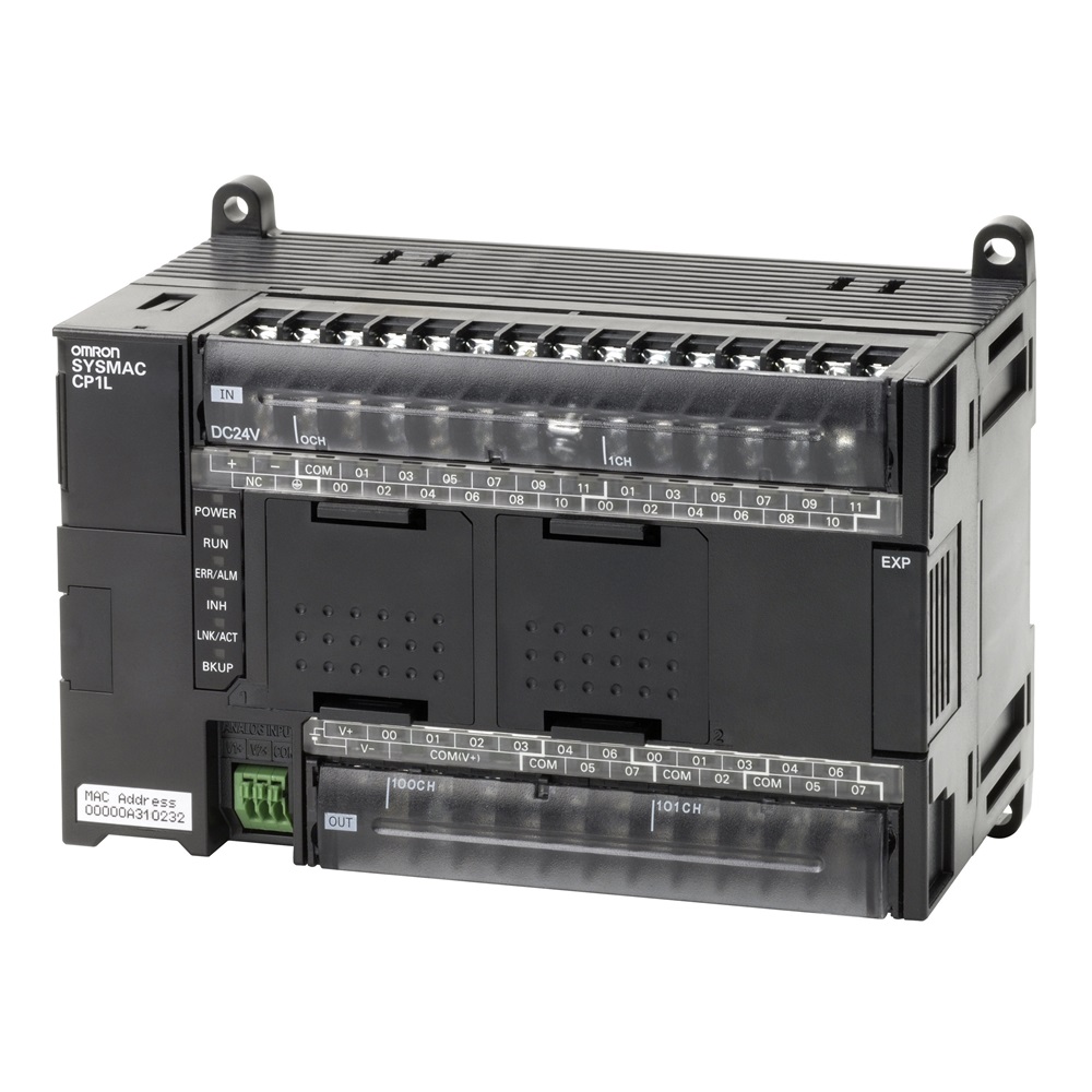 CPU PLC 24DI 16DO relè 24VDC 2AI Ethernet