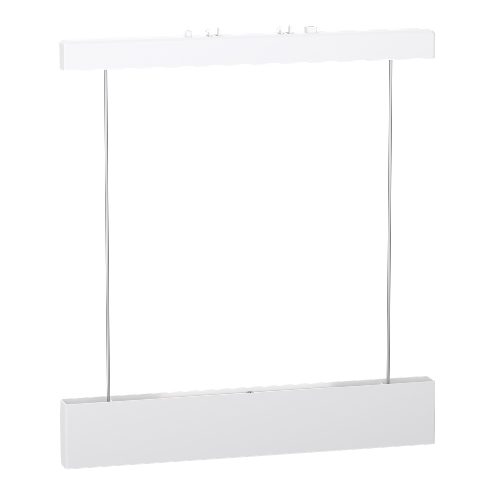Kit sospensione policarbonato bianco Exiway Smartexit per illuminazione emergenza soffitti alti