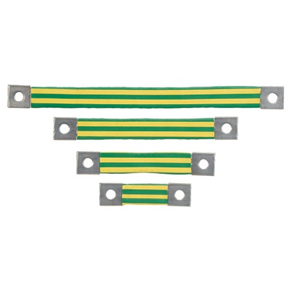 BRAIDED BONDING STRAP, ONE-HOLE, IN